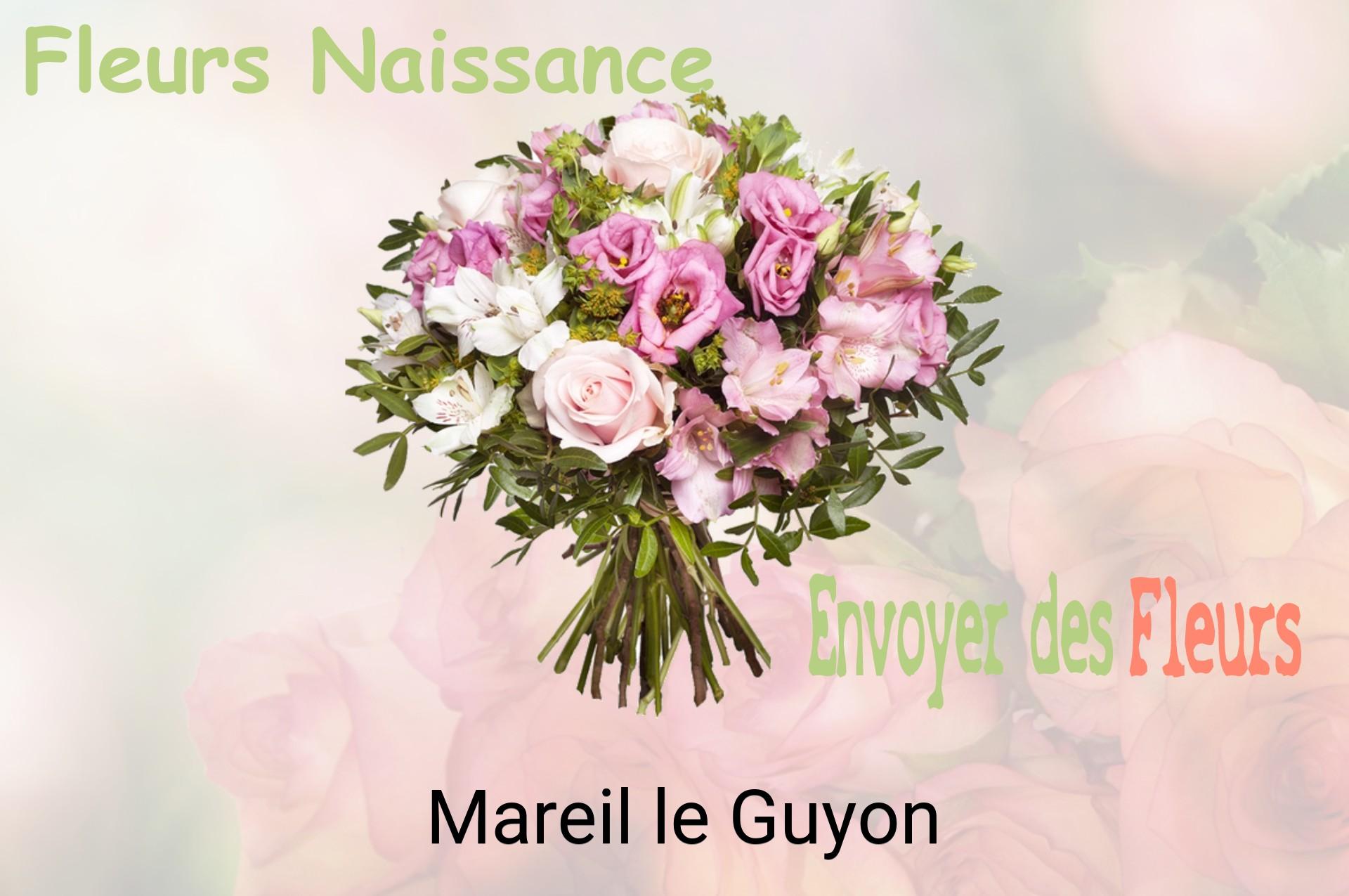 Bouquet de fleurs de naissance livré à Mareil-le-Guyon
