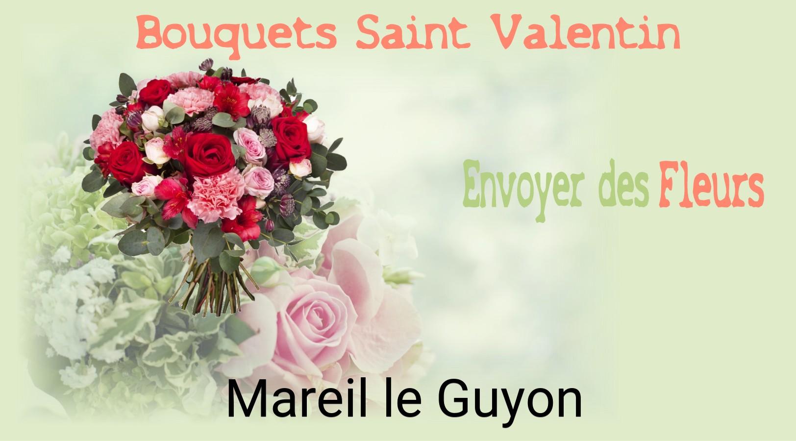 Roses de Saint-Valentin livrées à Mareil-le-Guyon
